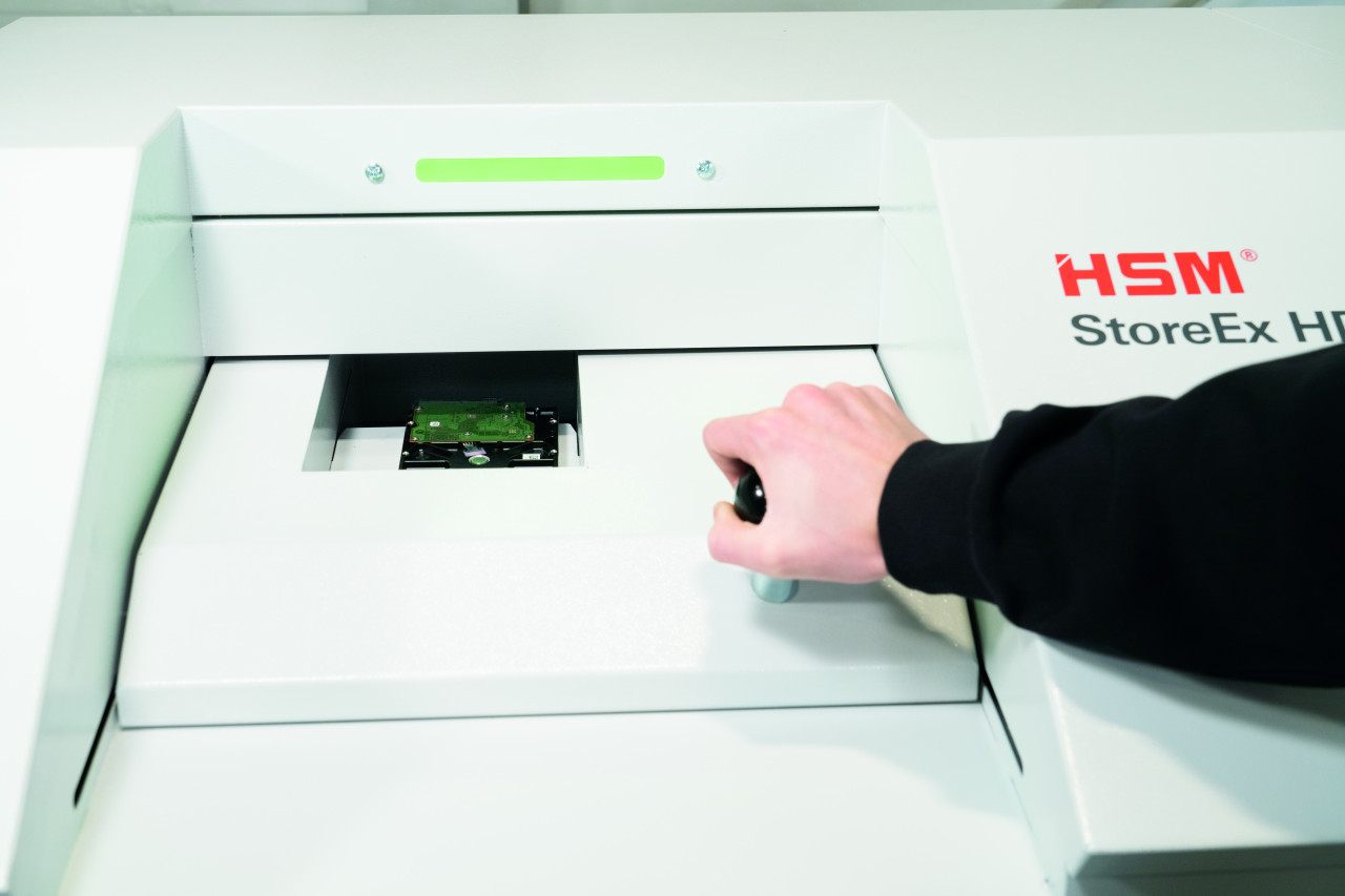HSM StoreEx HDS 230 Festplattenvernichter, Sicherheitsstufe H4 Büro
